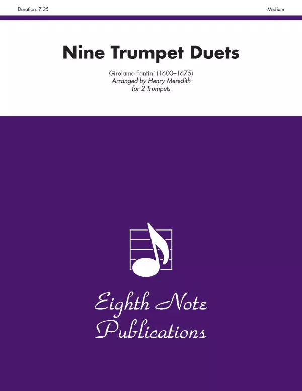 Nine Trumpet Duets: 2 Trumpets Book