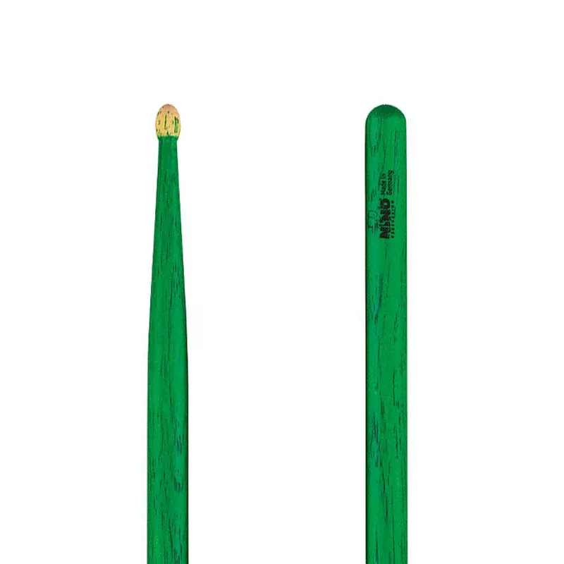 Nino 14" American Hickory Drumsticks - Green (Pair)