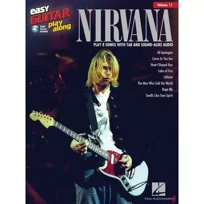 Nirvana - Easy Guitar Play-Along Book (Volume 11)