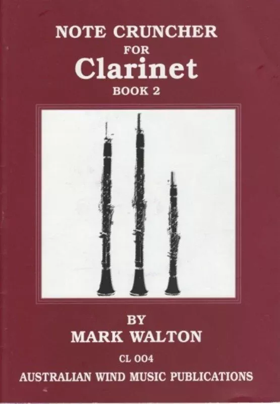 NOTE CRUNCHER CLARINET BK 2 BK/CD REVISED