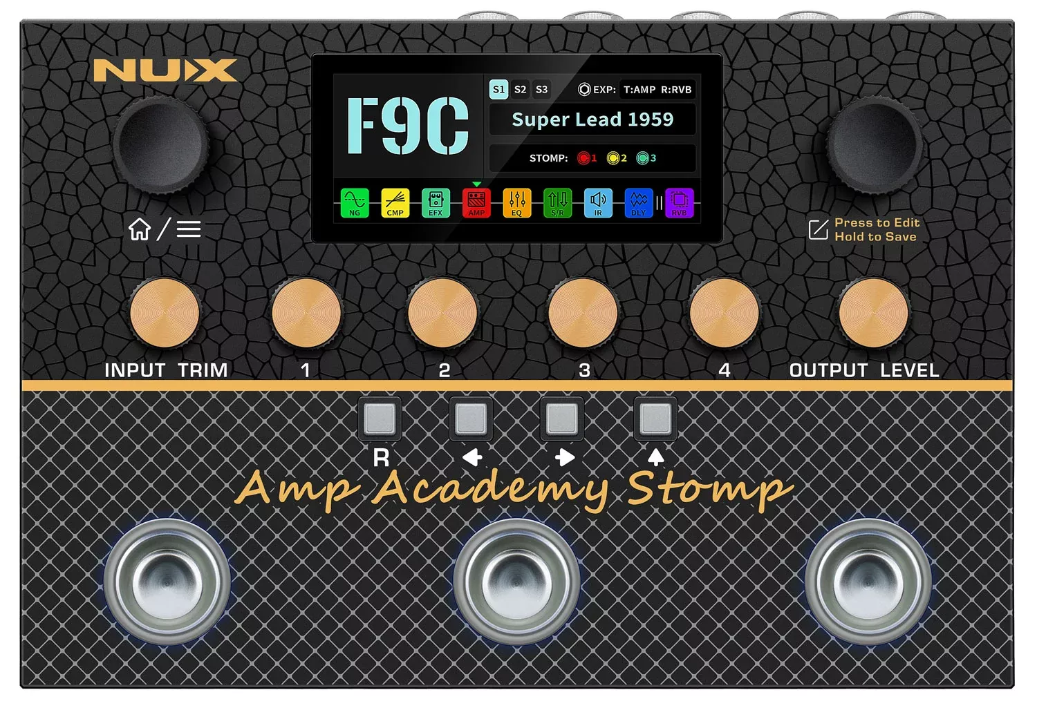NU-X Amp Academy Stomp Pedal – NMA-3AAP