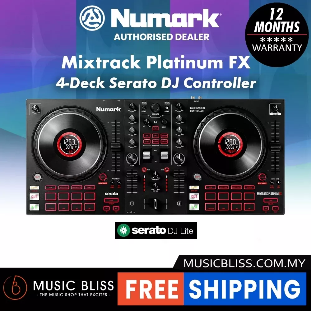 Numark Mixtrack Platinum FX DJ Controller