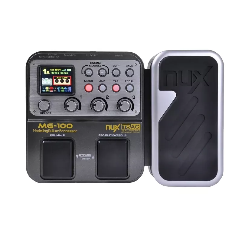 NUX Electric Guitar Multi-Effects Pedal Processor MG-100