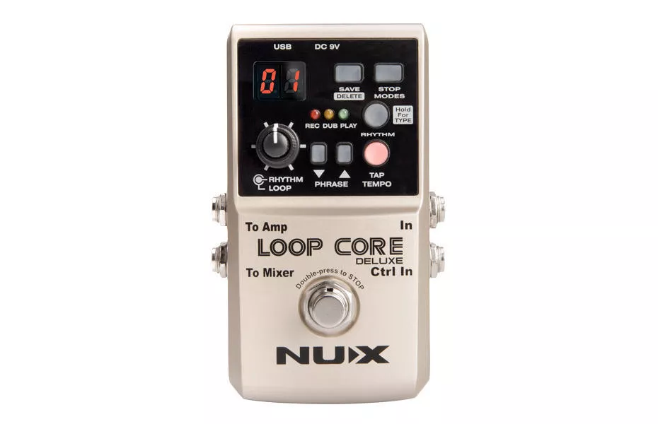 NuX LOOPCOREDLX Looper Pedal w/ Drums