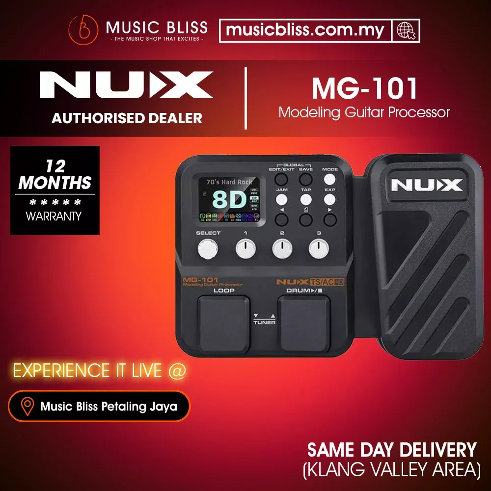 NUX MG-101 Modeling Guitar Processor
