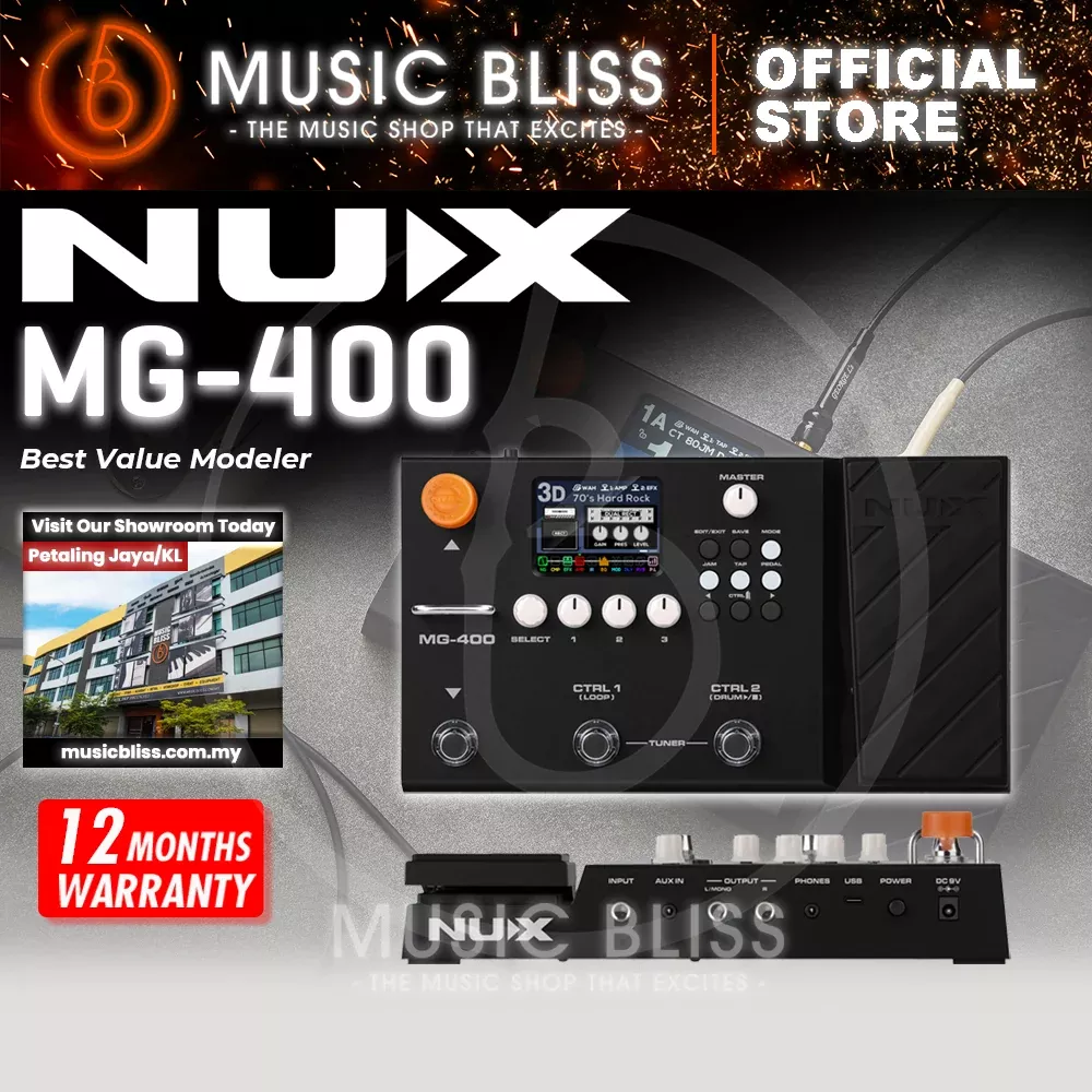 NUX MG400 Modeling Guitar & Bass Processor