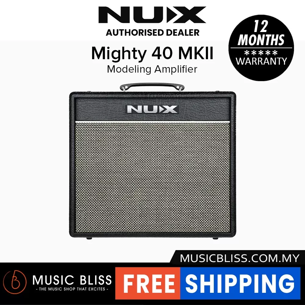 NUX Mighty 40 MKII 40-watt Compact Guitar Amplifier