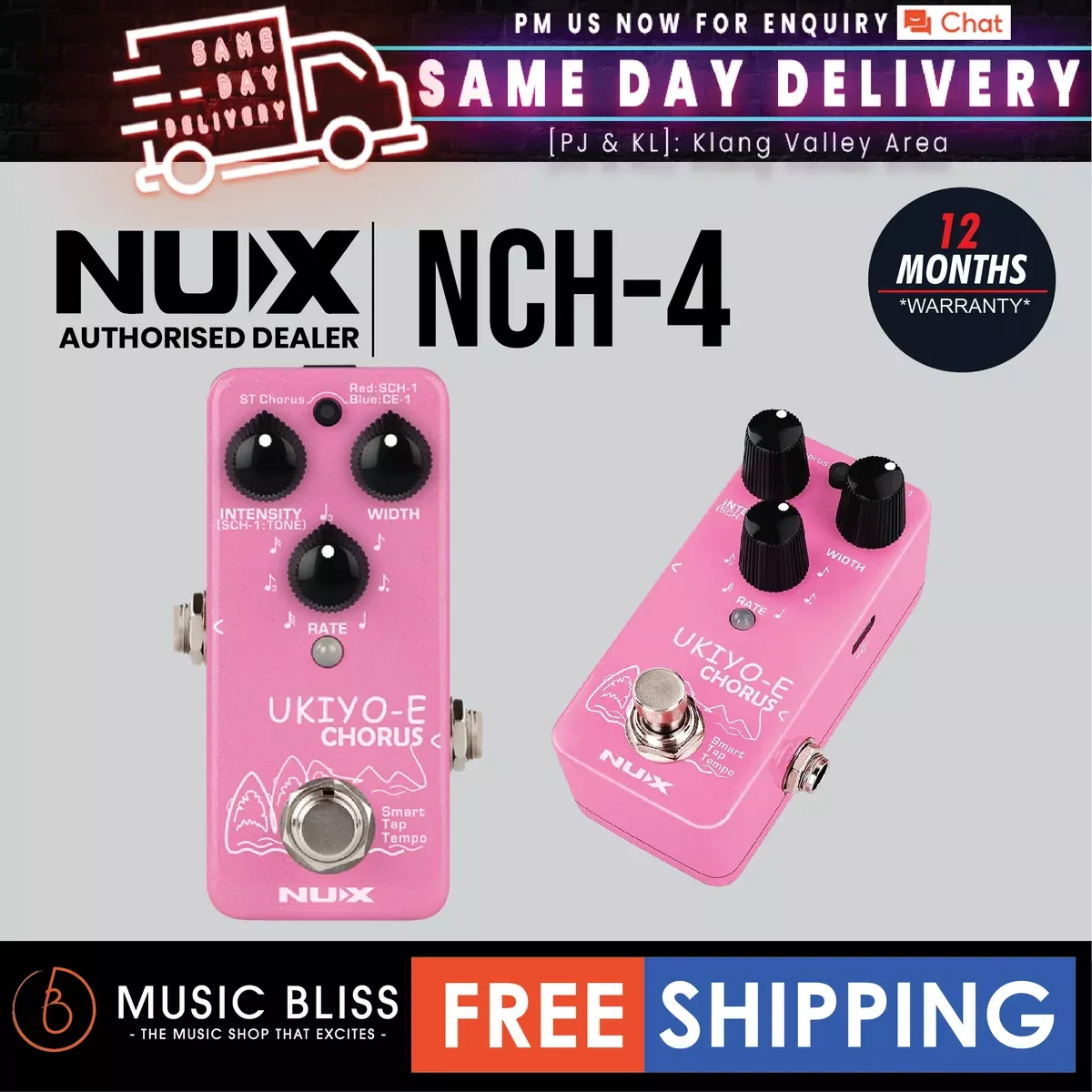 NUX NCH-4 Ukiyo E Chorus Effects Pedal