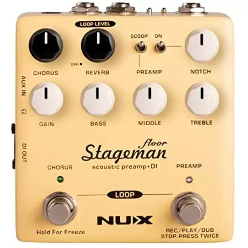 NUX Stageman Floor Acoustic Preamp & DI STAGEMANFLOOR