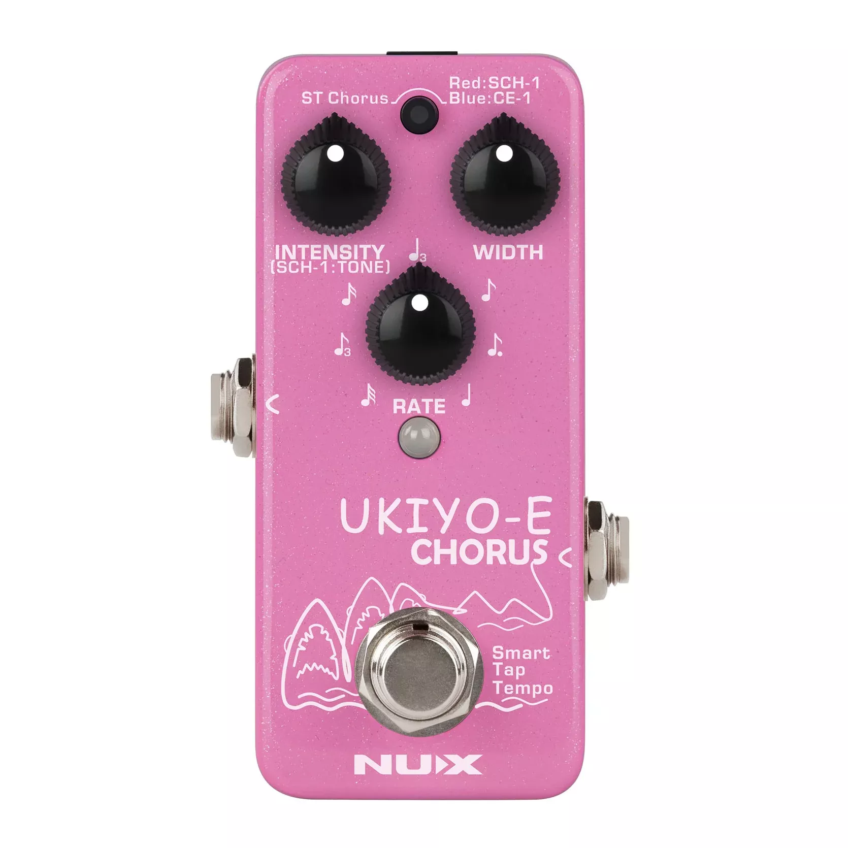 NUX Ukiyo-e Chorus Mini Guitar Effect Pedal with Three Chorus Effects