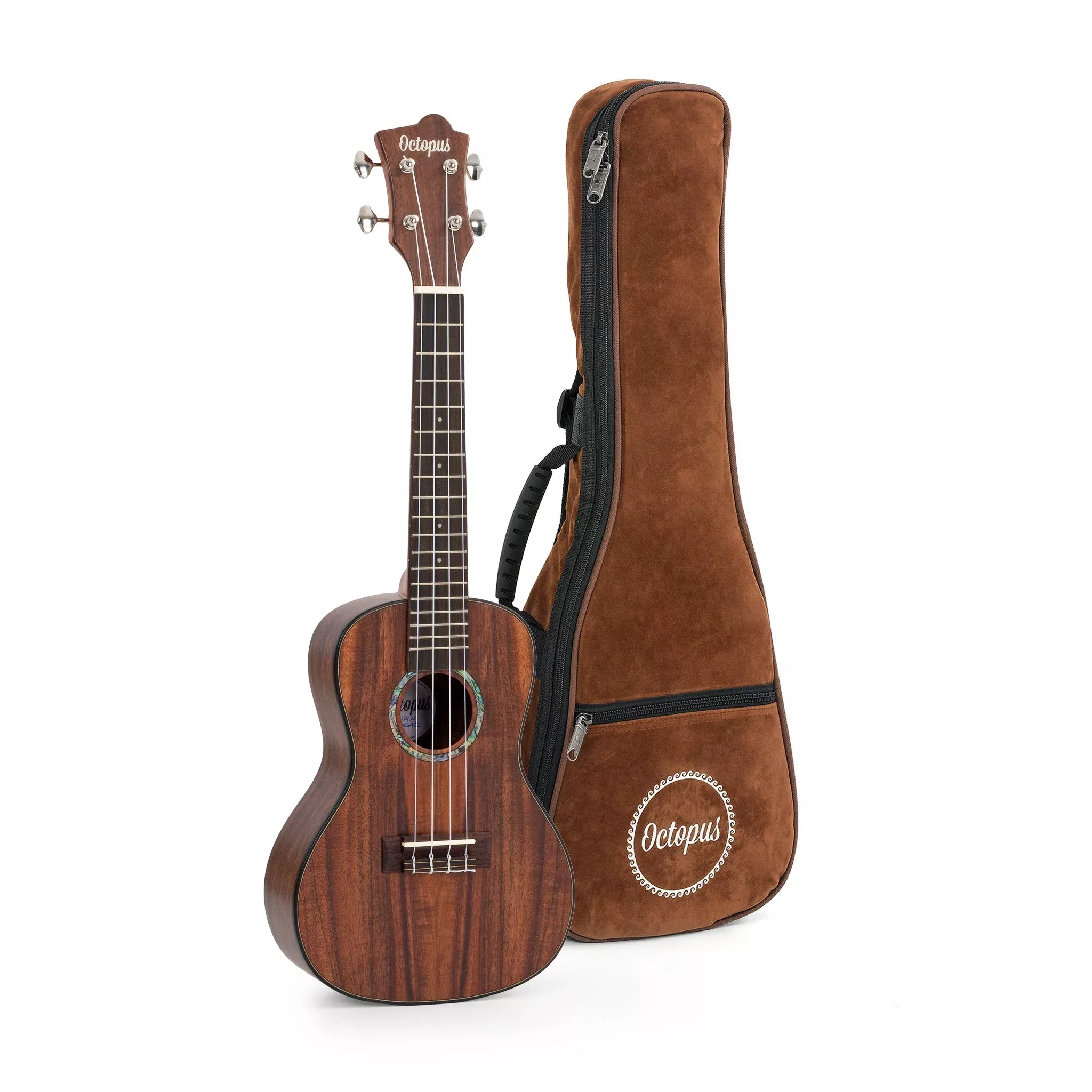 Octopus All solid acacia concert ukulele (UK495C)