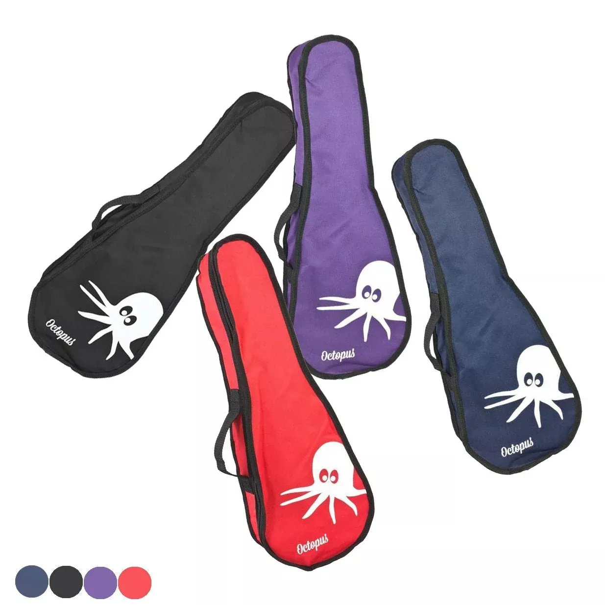 Octopus soprano ukulele bag - Black (UK41-BK)