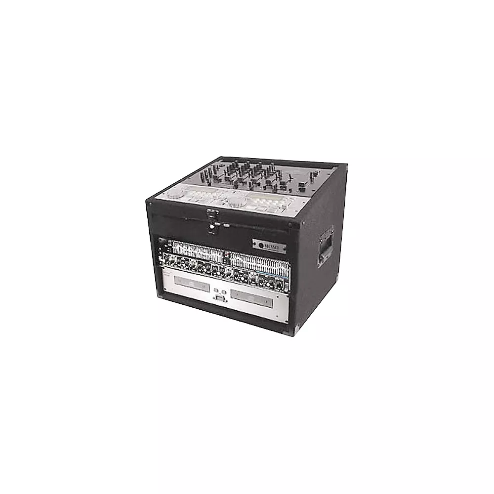 Odyssey Carpeted Combo Mixer Rack Case 6 Space