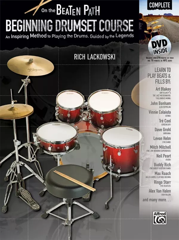 On the Beaten Path: Beginning Drumset Course, Complete: Drumset Book & DVD-ROM