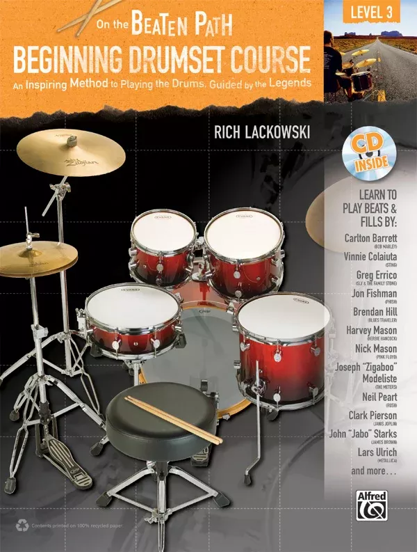 On the Beaten Path: Beginning Drumset Course, Level 3: Drumset Book & CD