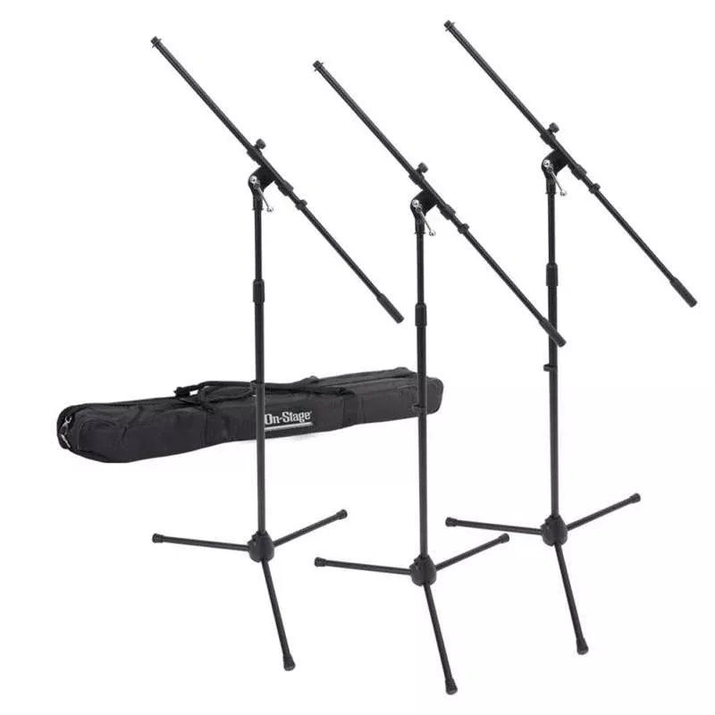 On-Stage MSP7703 - Three Boom Stands with Bag