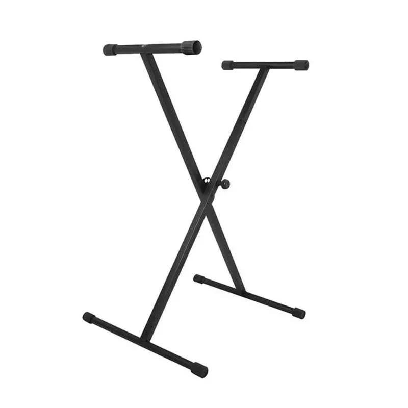 On-Stage Stands KS7190 Single-X Keyboard Stand with Bolted Construction