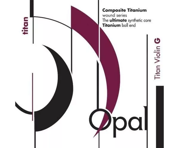 Opal Titan Nylon Violin Strings Coopersilver- Single G