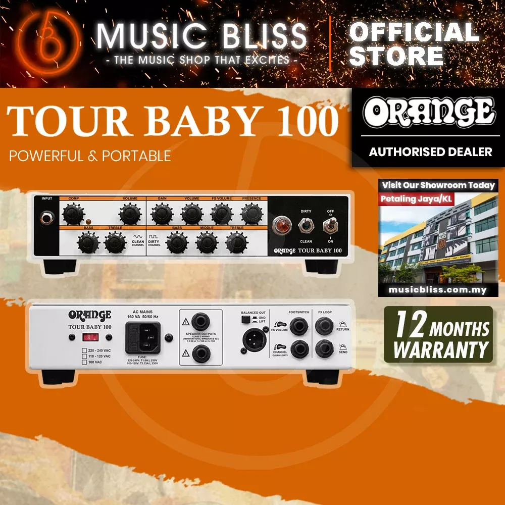 Orange Tour Baby 100-watt Amplifier Head