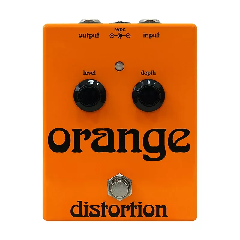 Orange Ultra-transparent Low Noise Distortion Pedal