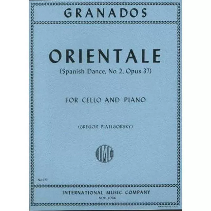 Orientale (Spanish Dance, No. 2 Op. 37)