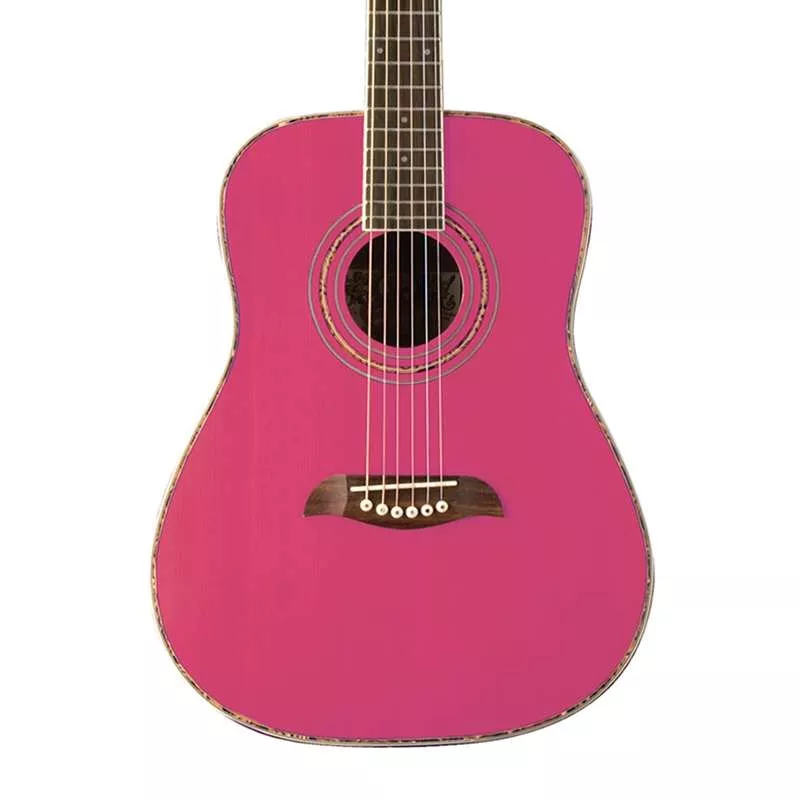 Oscar Schmidt 1/2 Size Acoustic Guitar – Pink