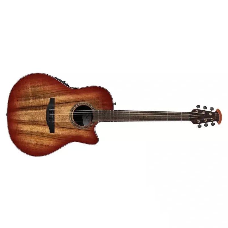 Ovation LIMITED EDITION Celebrity Exotic Mid-depth Lyrachord 6-String Acoustic Electric Guitar, Maple Myrtlewood CS24P-FMYR