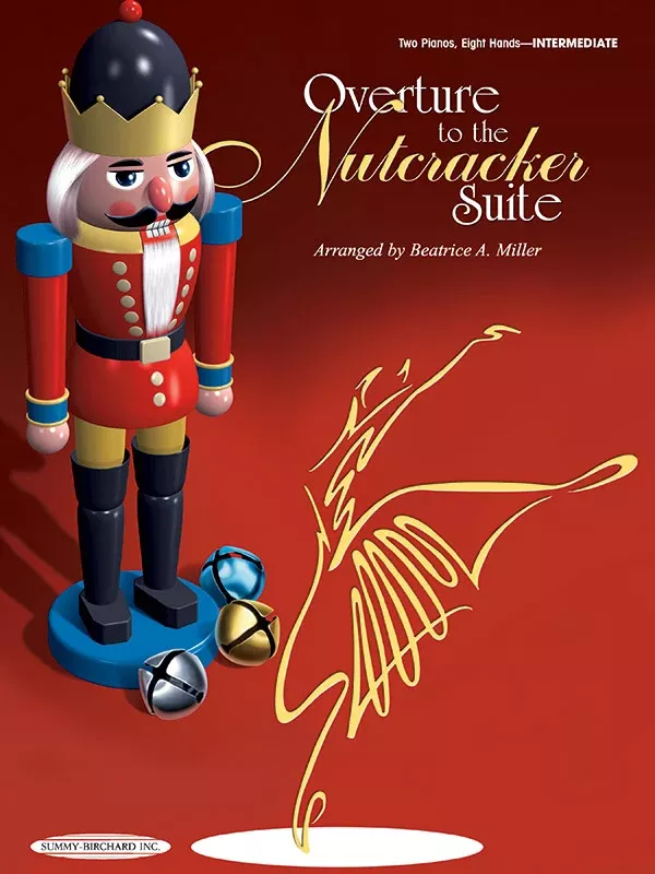 Overture to The Nutcracker Suite: Piano Quartet (2 Pianos, 8 Hands) Sheet (2 copies included)