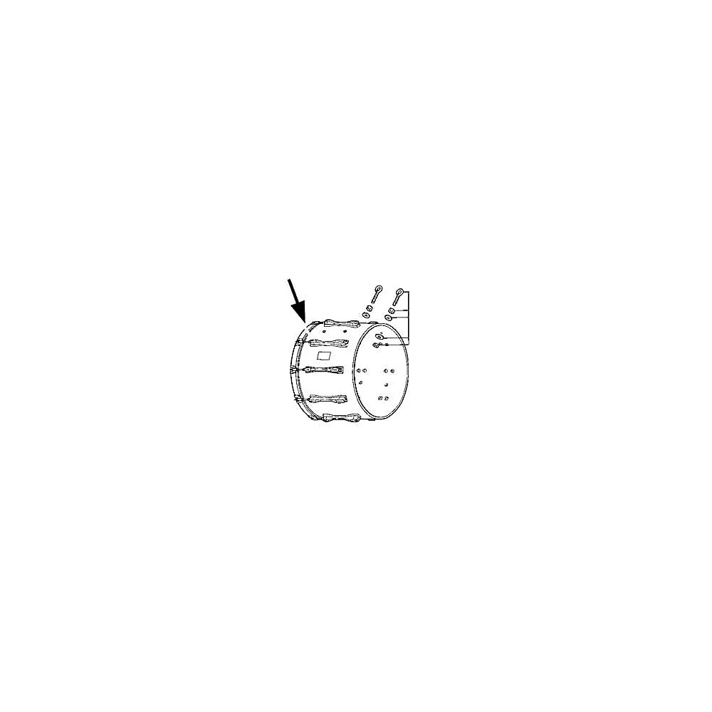 Pearl Competitor Series Bass Drum Hoops 24 in.