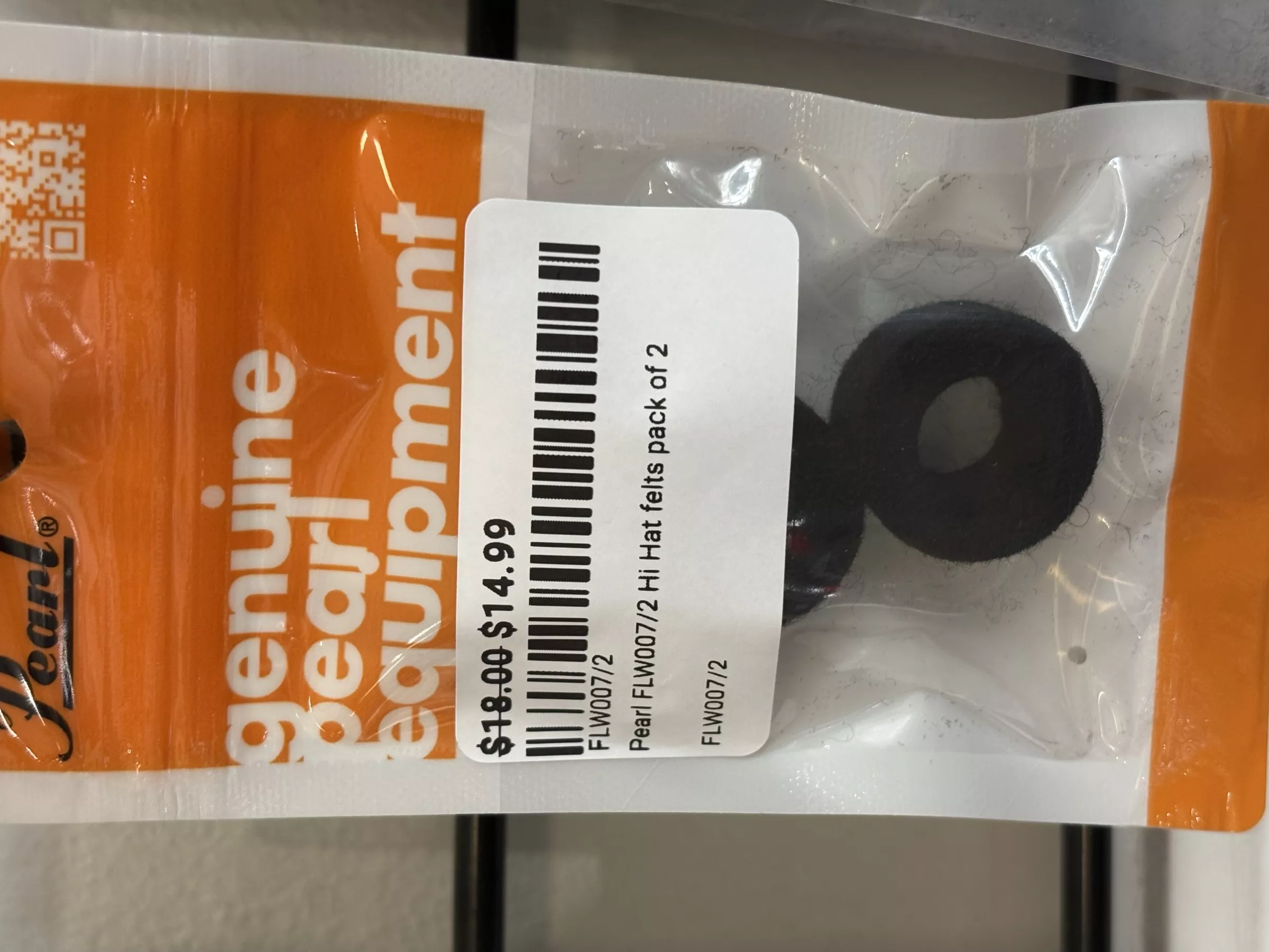 Pearl FLW007/2 Hi Hat felts pack of 2