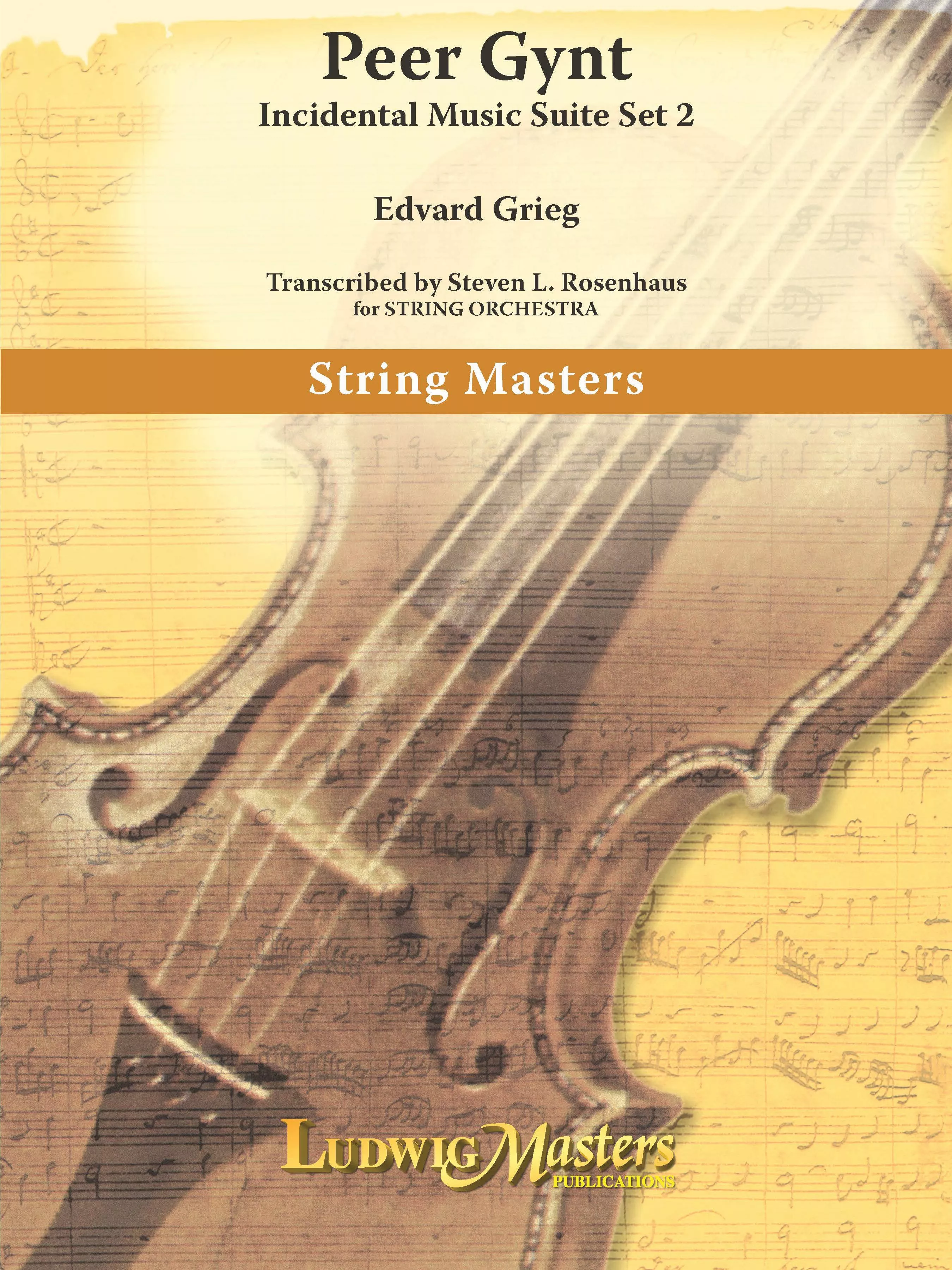 Peer Gynt: Incidental Music Suite, Set 2 for String Orchestra: String Orchestra, Conductor Score