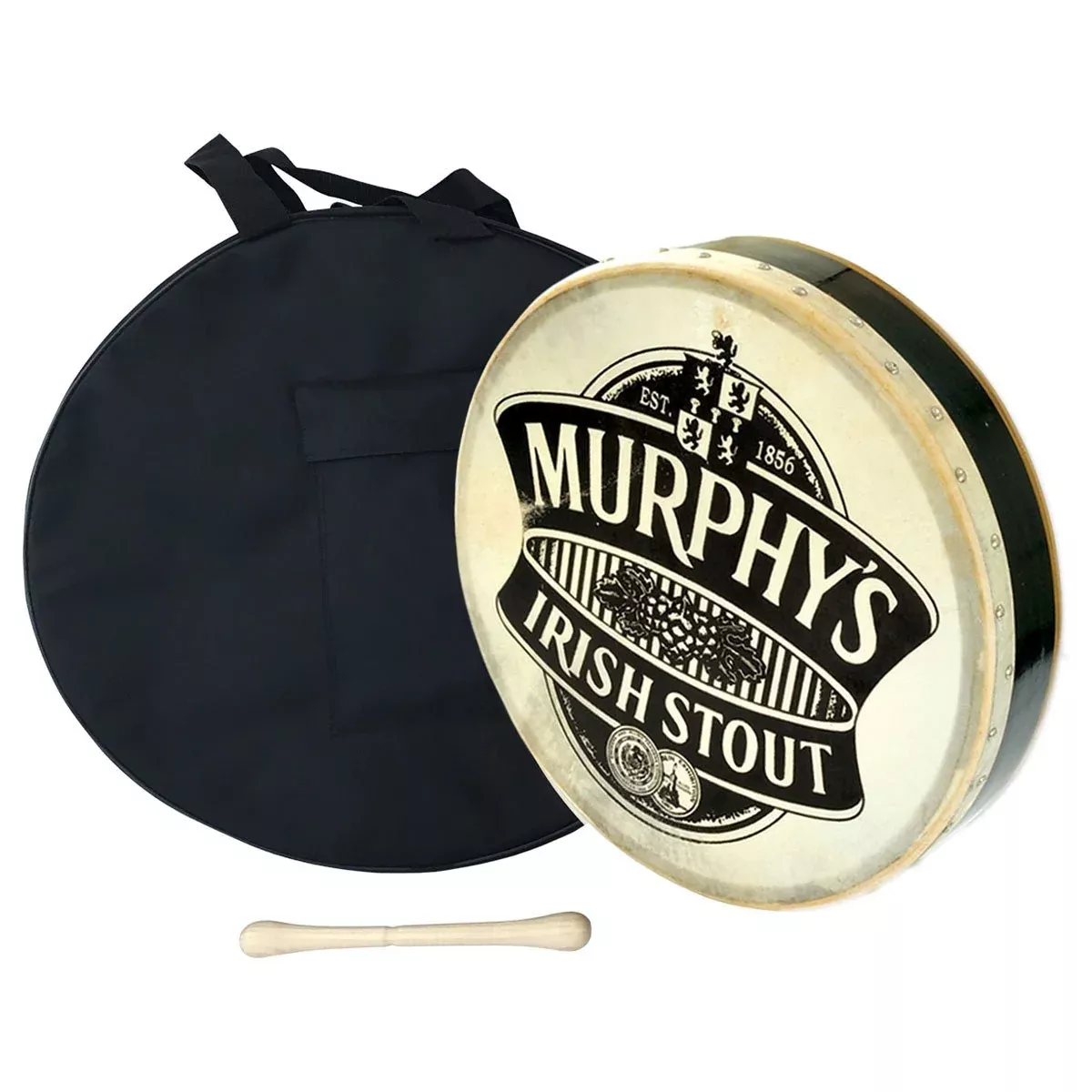 Percussion Plus 16″ bodhran Murphy’s design (PP1139)