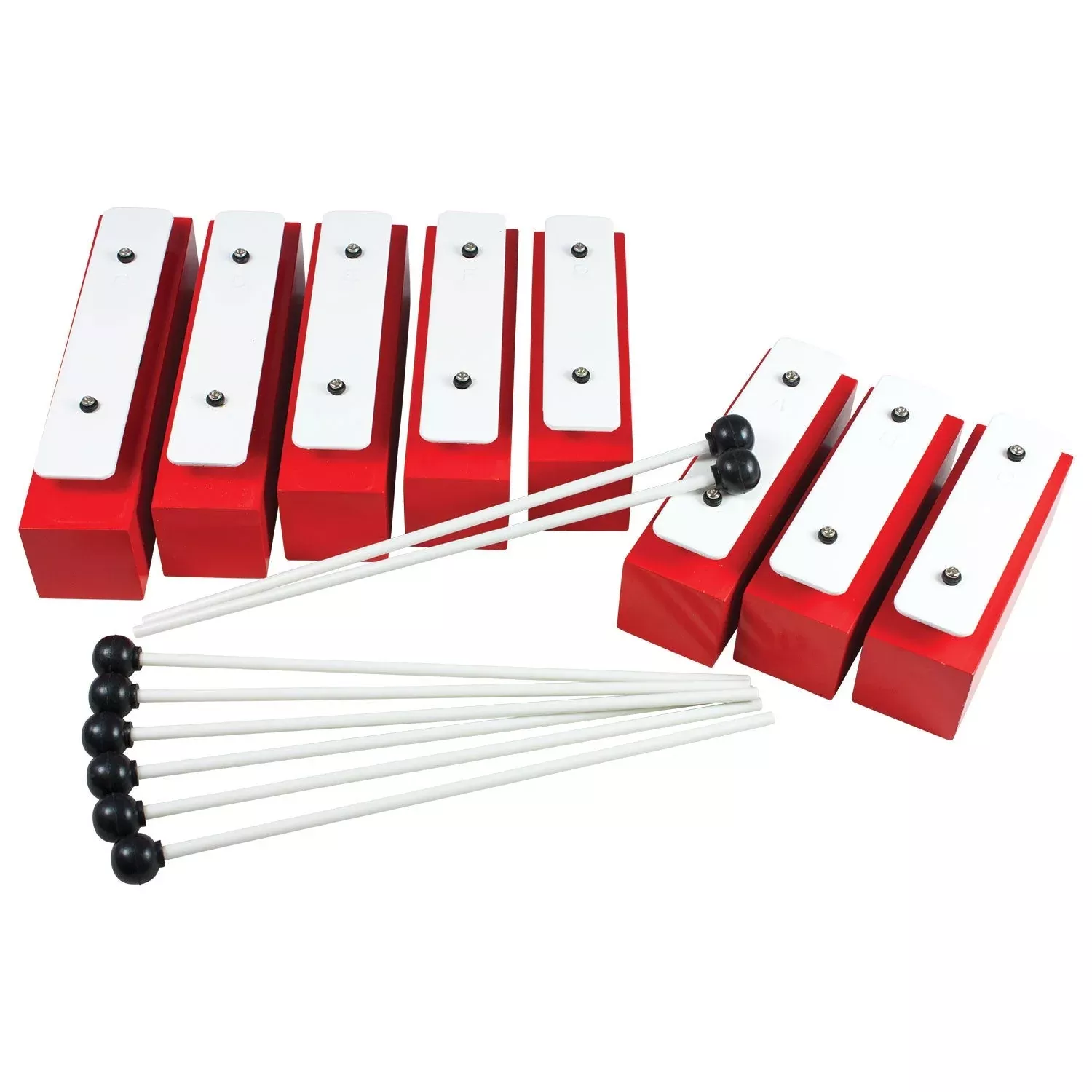 Percussion Plus 8 note chime bar set supplied with 8 beaters (PP083)