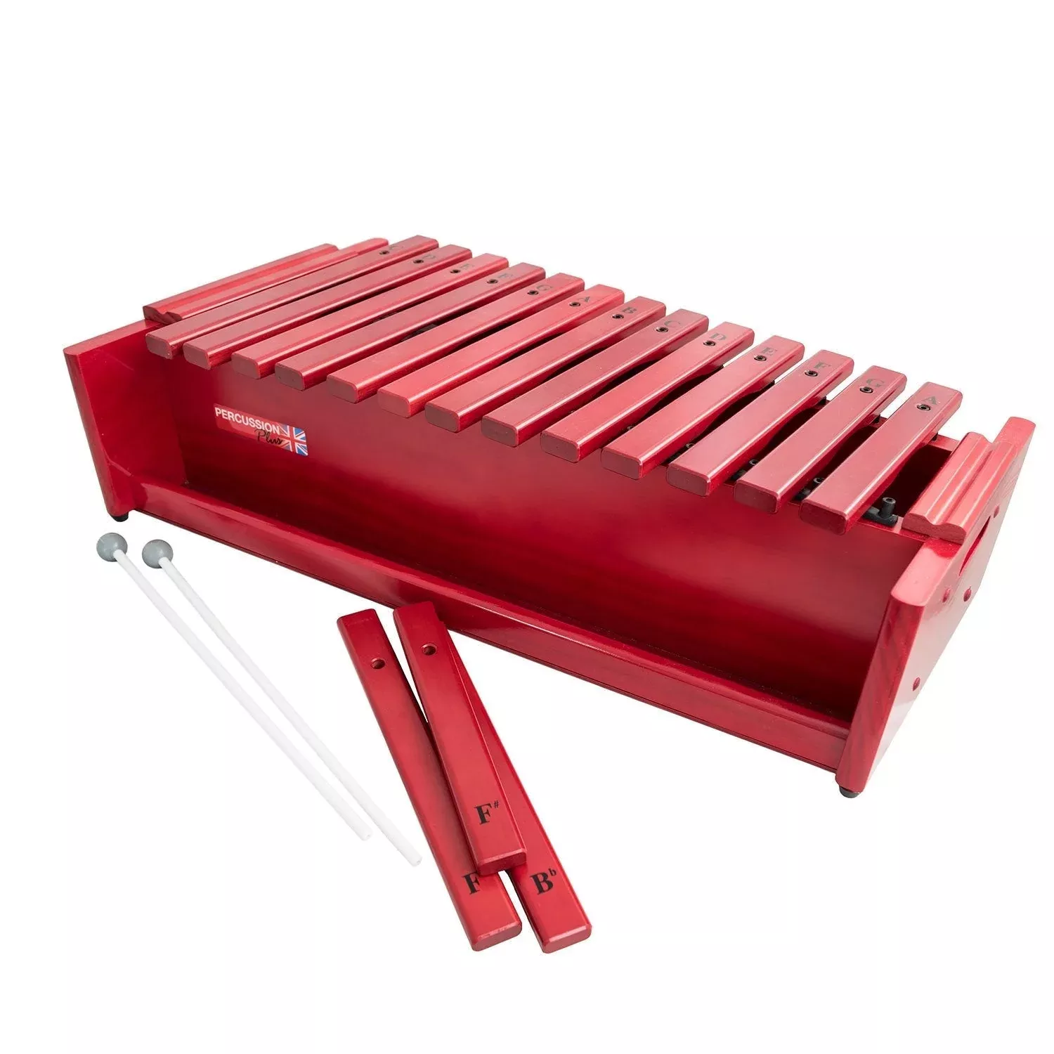Percussion Plus Classic Red Box alto diatonic xylophone (PP025)