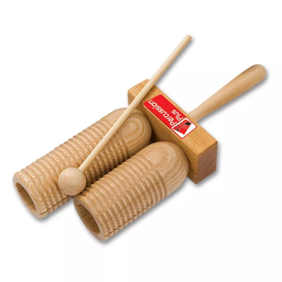 Percussion Plus double wooden agogo (PP252)