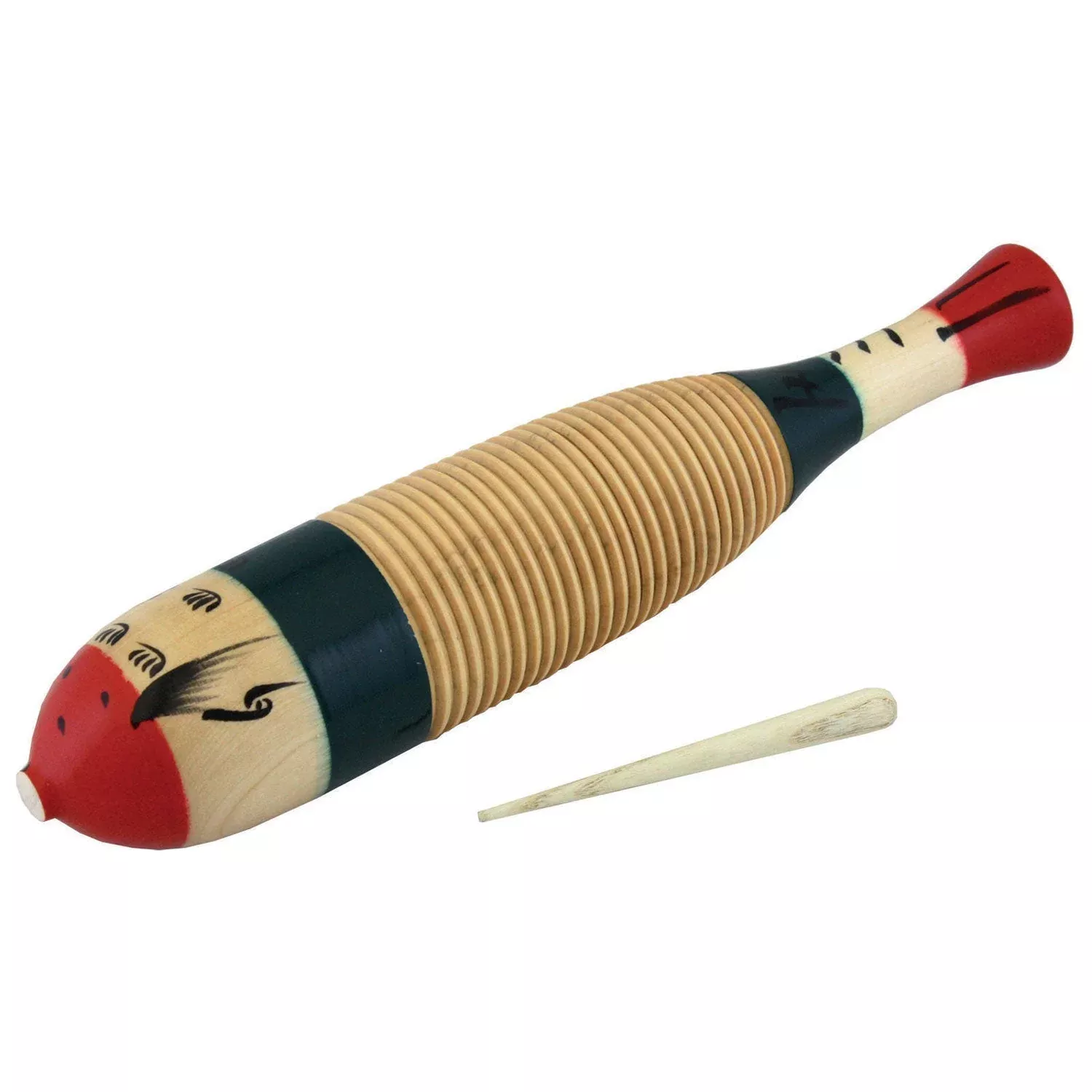 Percussion Plus fish shaped guiro with scraper (PP226)