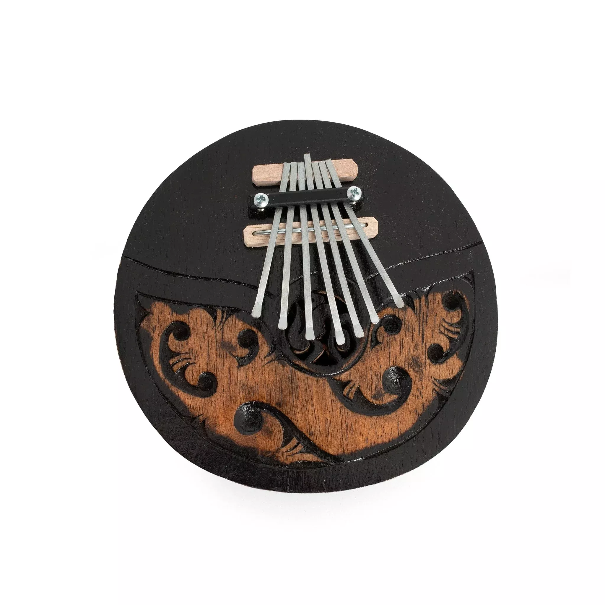 Percussion Plus Honestly Made carved coconut thumb piano (PP2109)