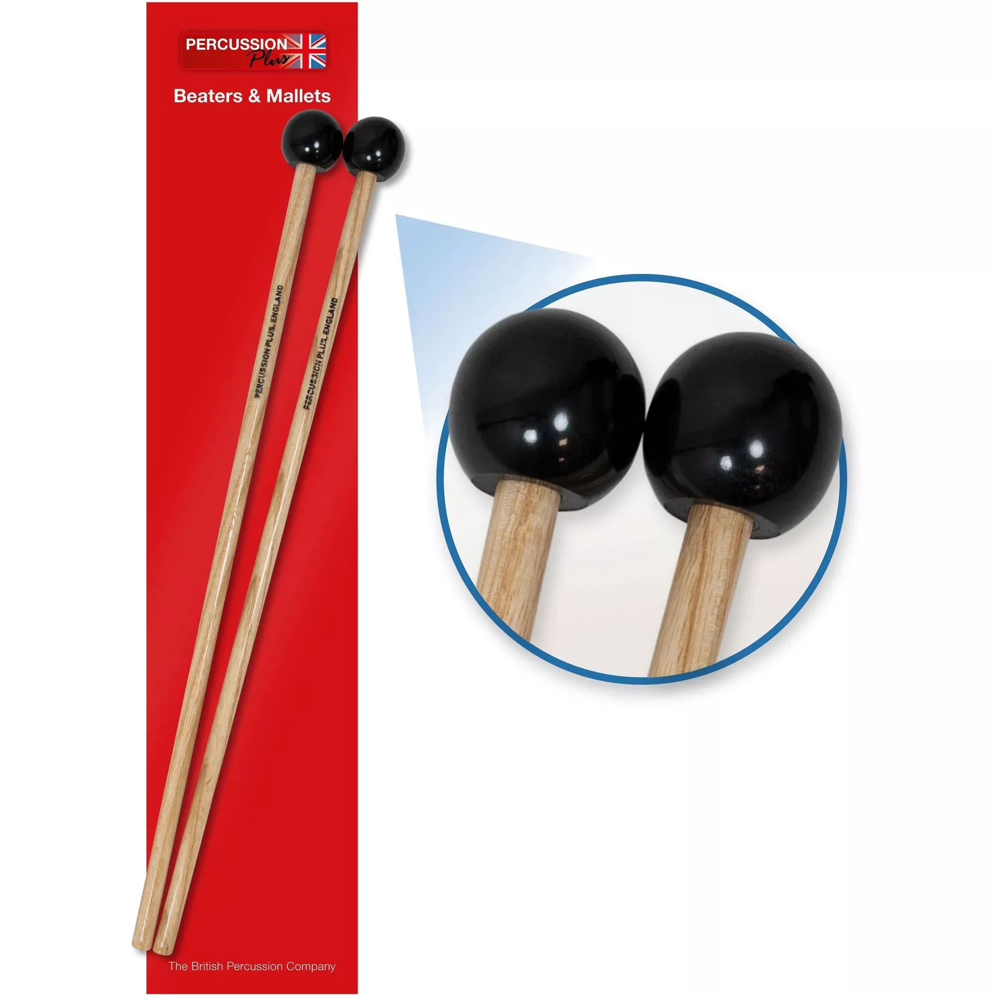 Percussion Plus pair of professional glockenspiel mallets – hard (PP079)