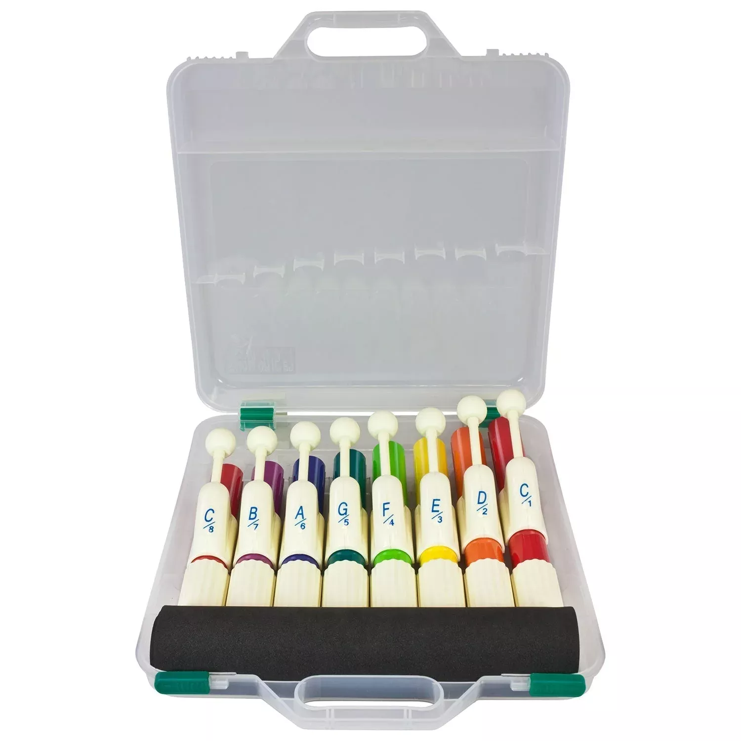 Percussion Plus PP015 coloured hand chimes – set of 8 (PP015)