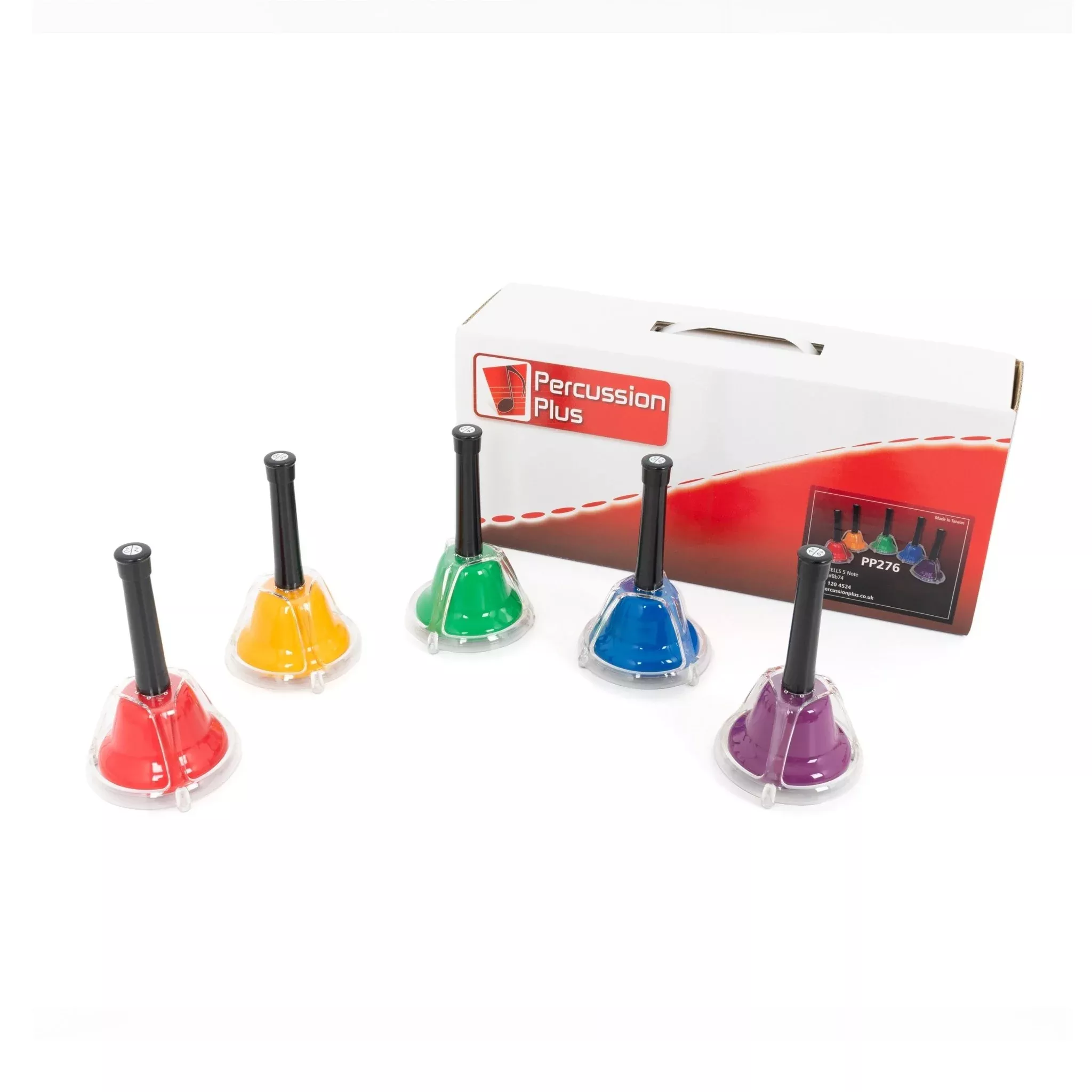 Percussion Plus PP276 combi hand bells – set of 5 (PP276)