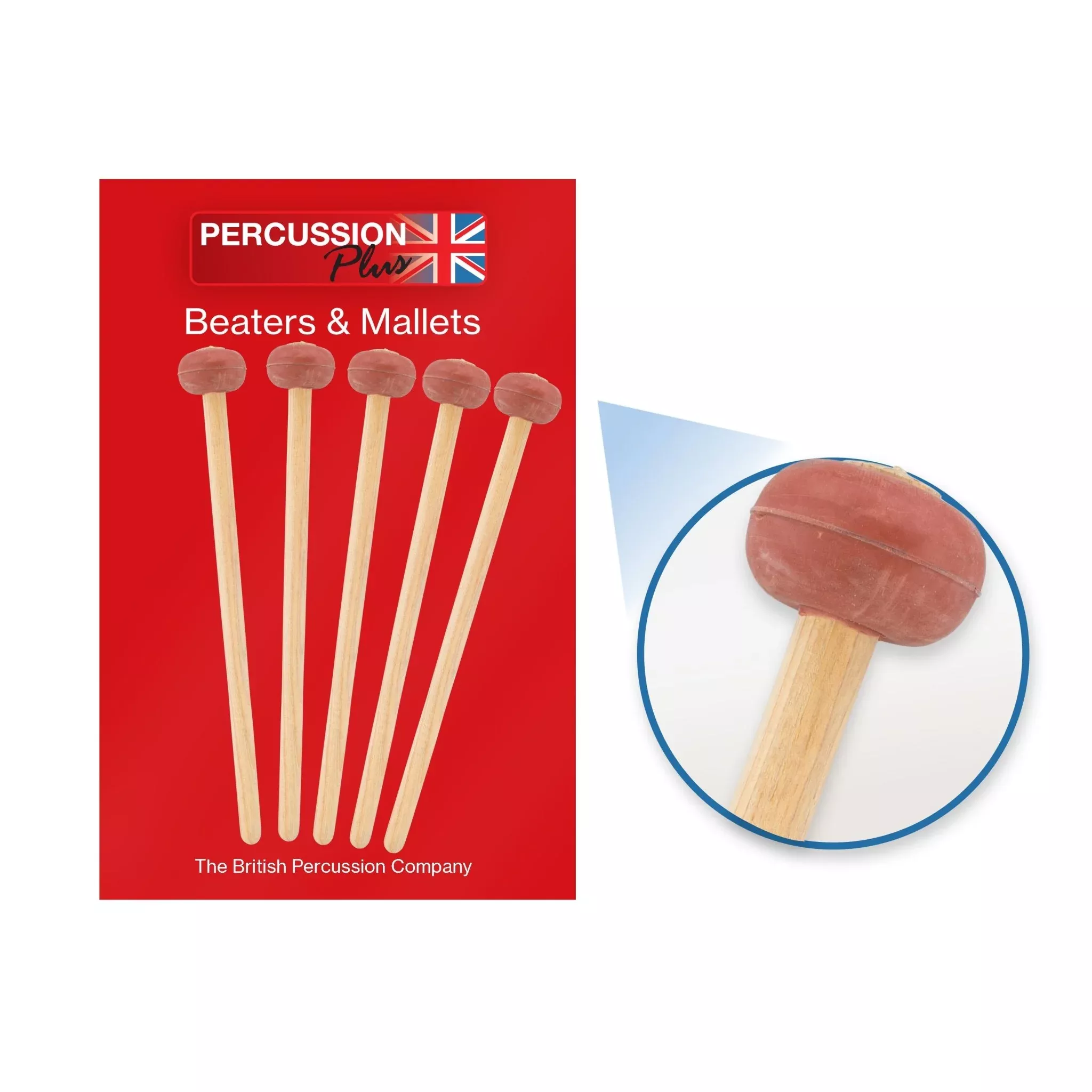 Percussion Plus PP722 gong/cowbell beater – pack of 5 (PP7225)