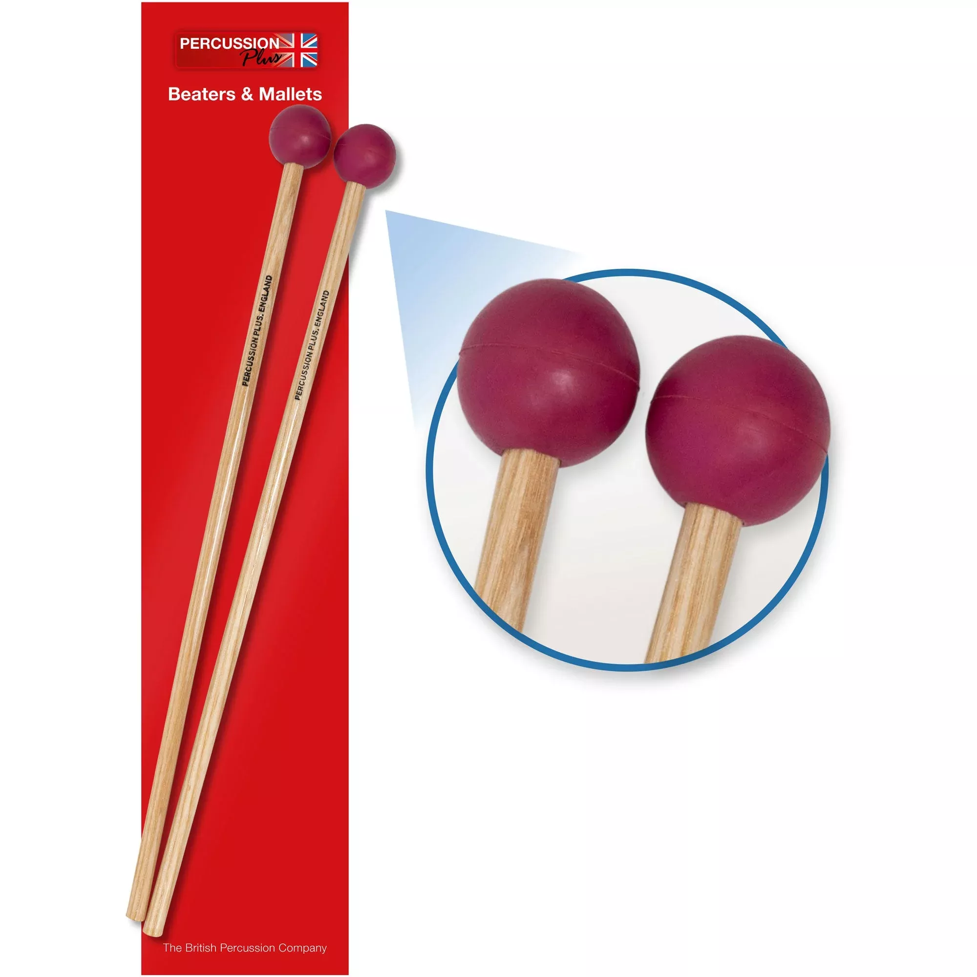 Percussion Plus professional xylophone mallets – hard (PP080)