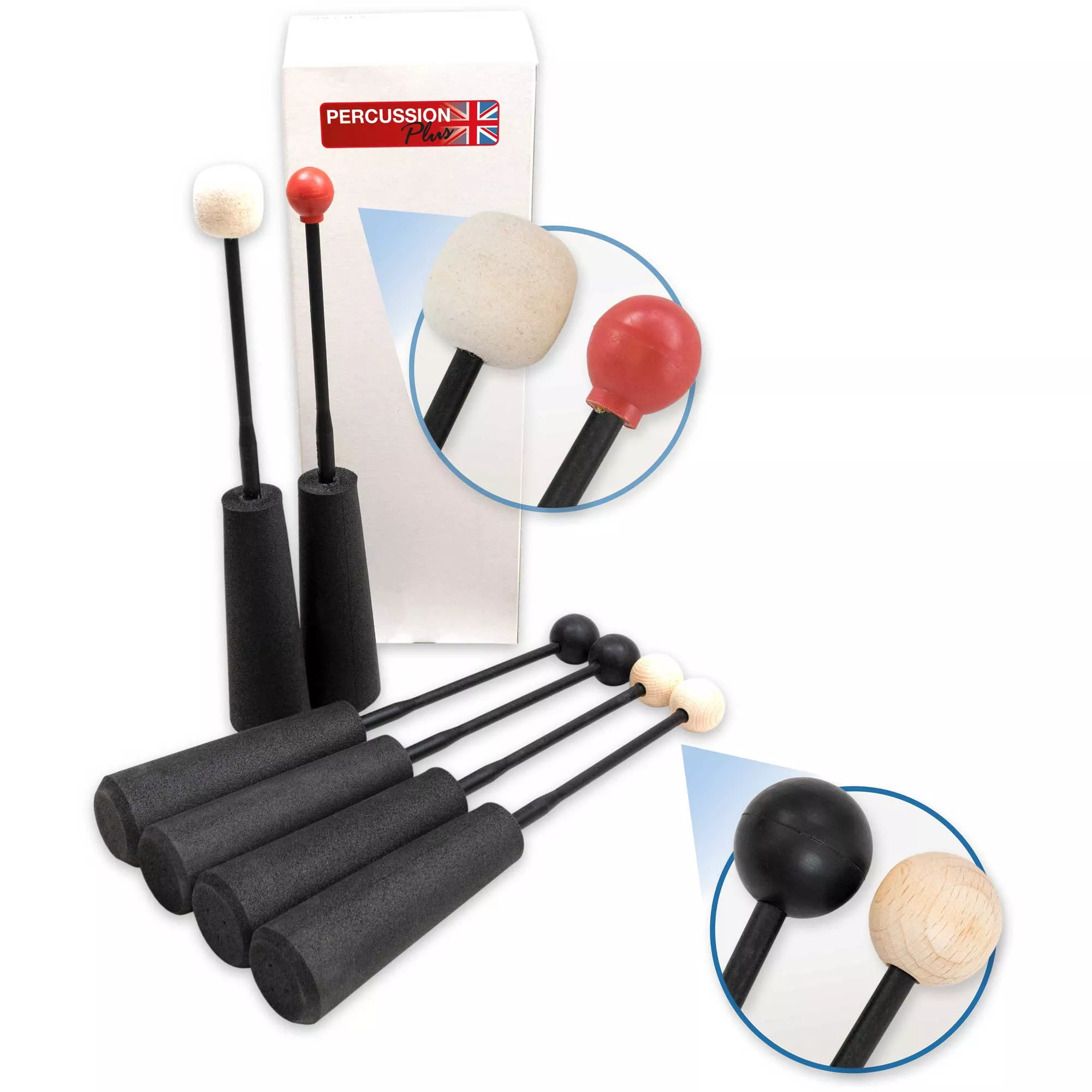 Percussion Plus Sound Access easy grip beaters (PP718)