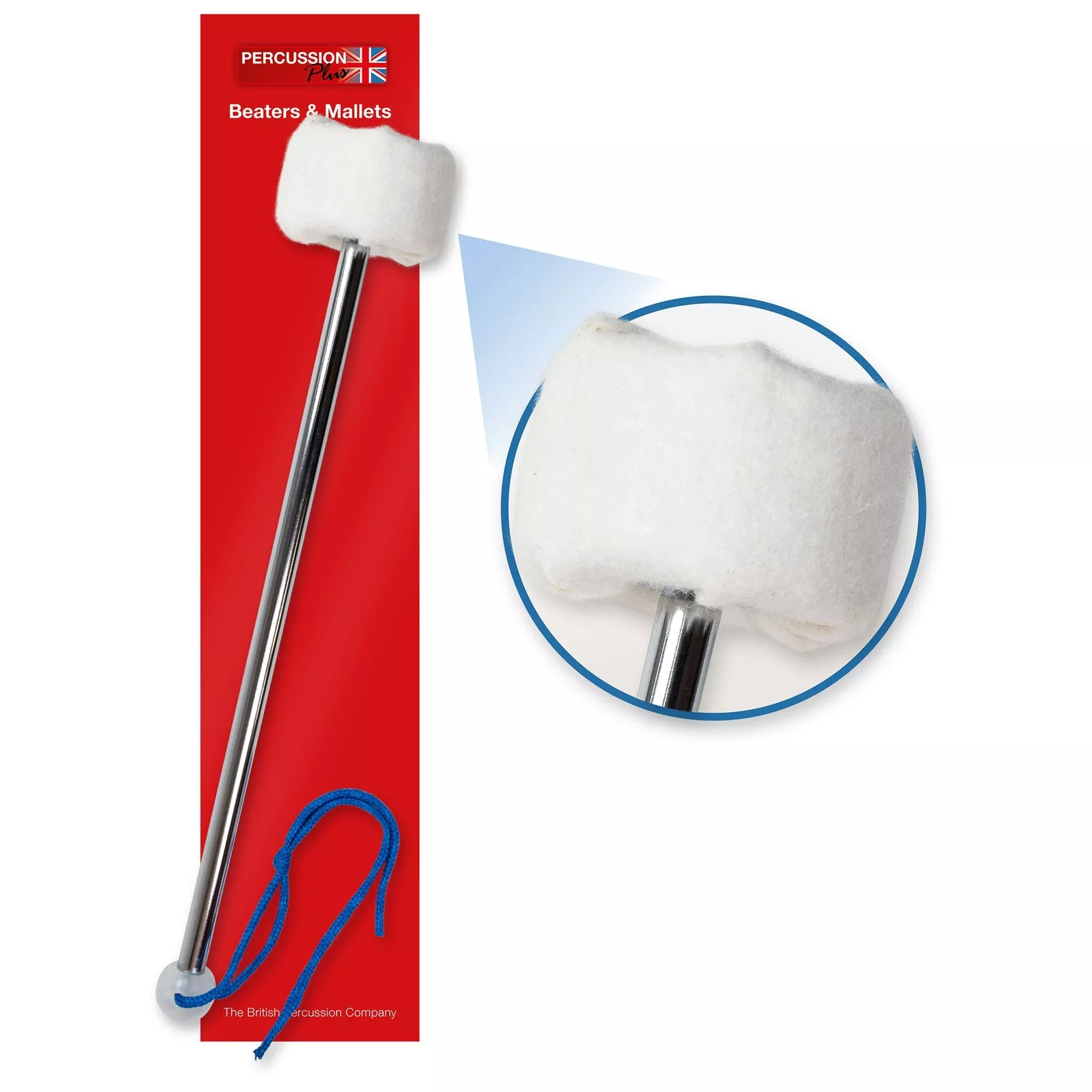 Percussion Plus surdo mallet with large felt head (PP431)