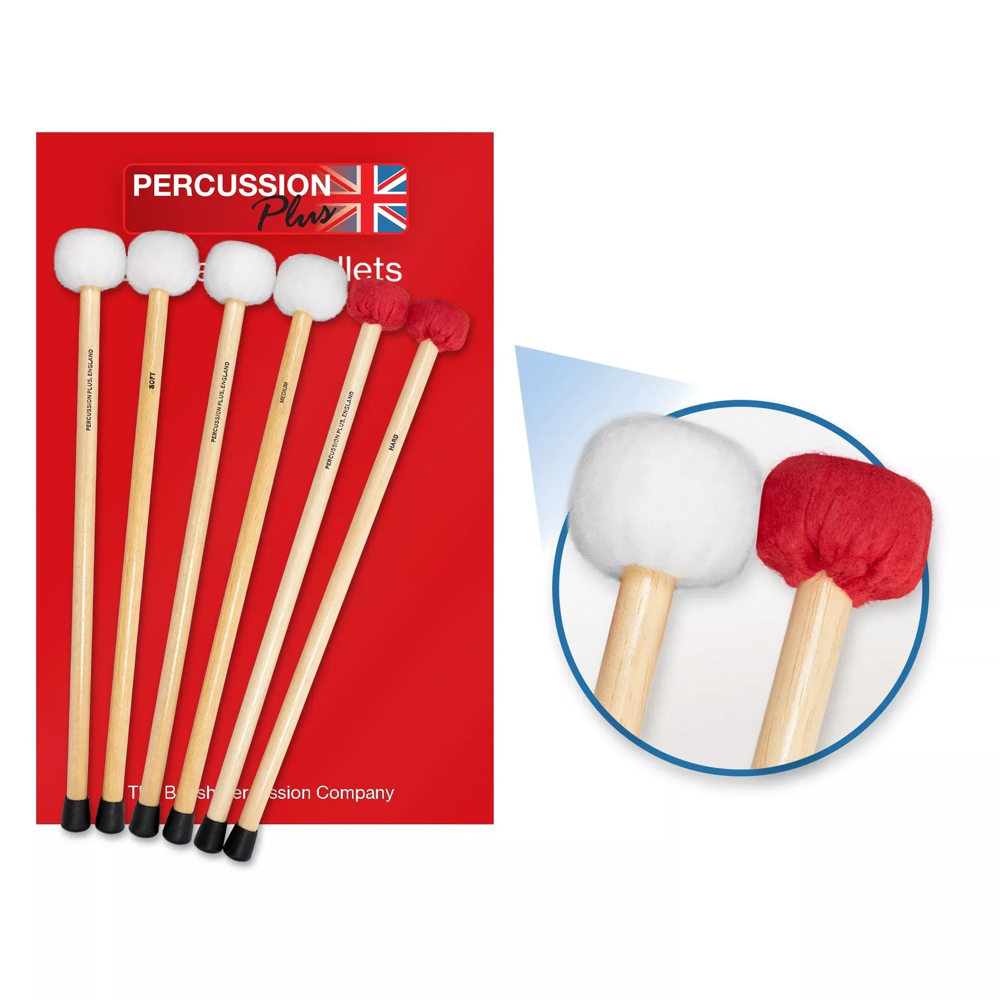 Percussion Plus timpani mallets selection pack (PP0725)