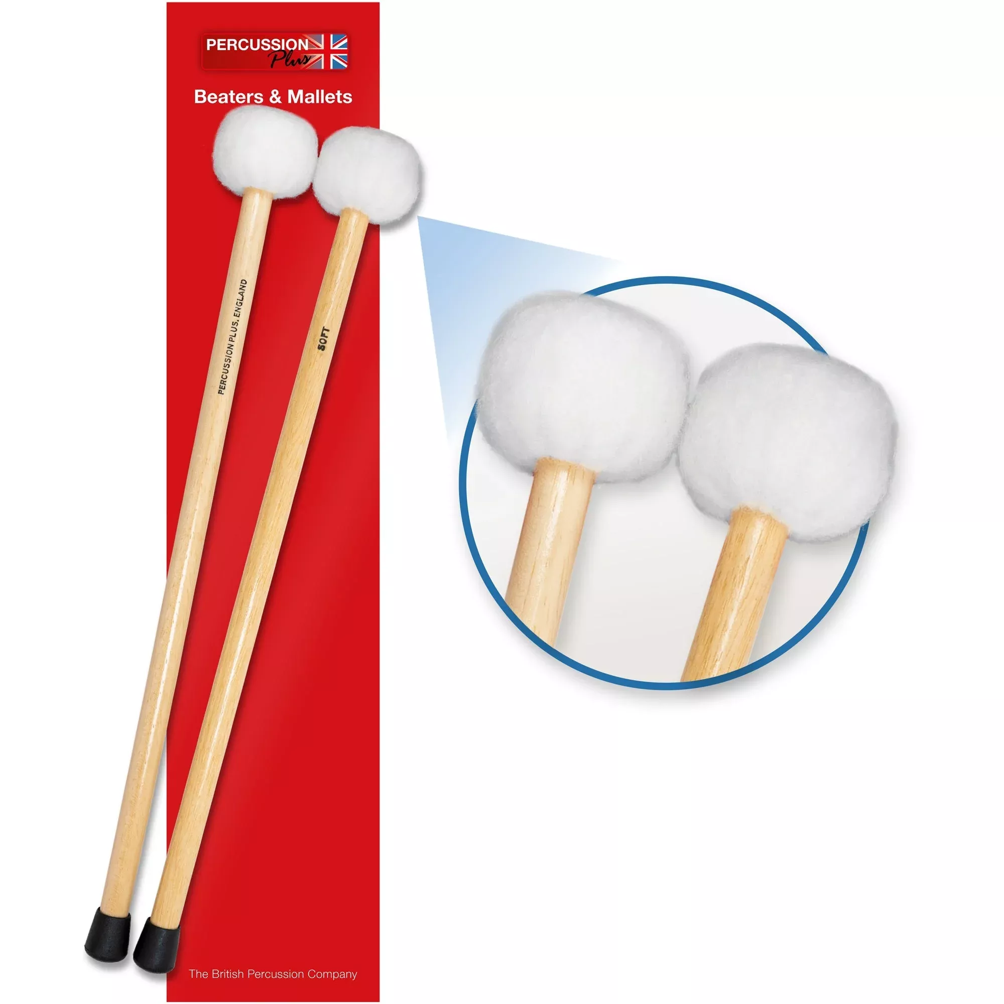 Percussion Plus timpani mallets - soft (PP074)