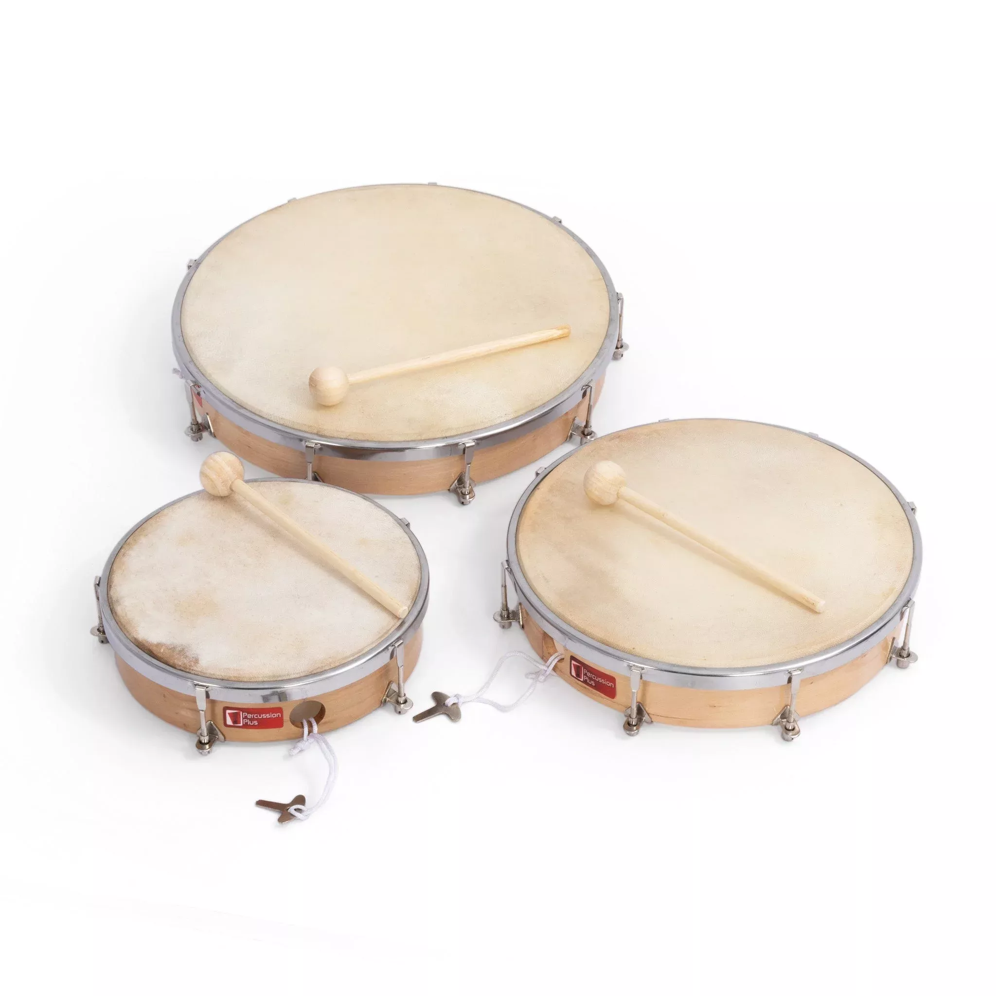 Percussion Plus tunable tambour hand drum - pack of 3 (PP880)