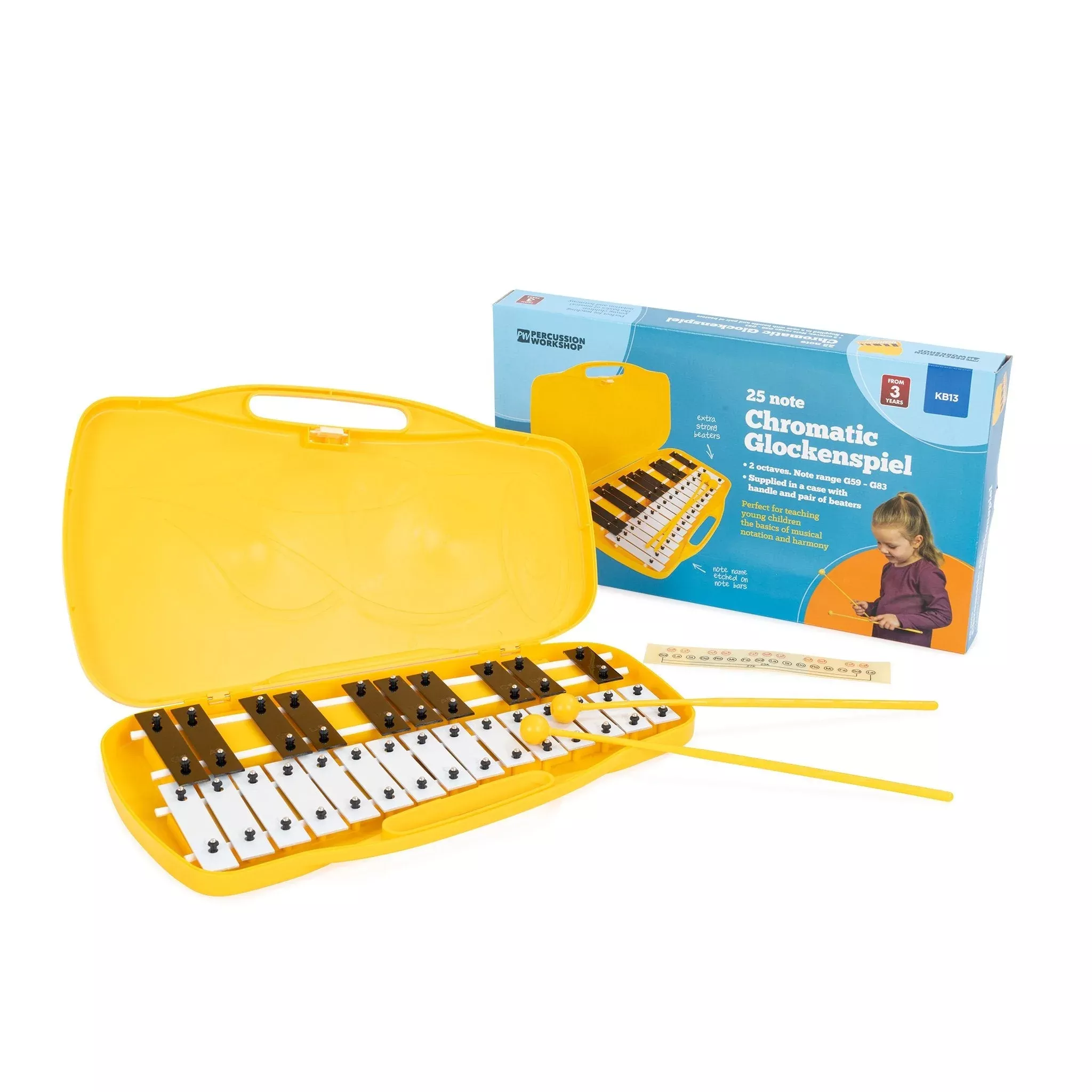 Percussion Workshop KB13 25 note chromatic glockenspiel (KB13)