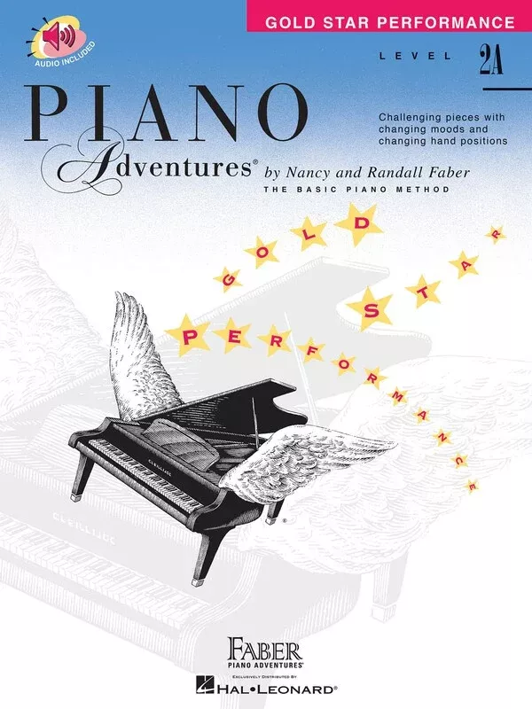 PIANO ADVENTURES GOLD STAR PERFORMANCE BK 2A BK/OLA