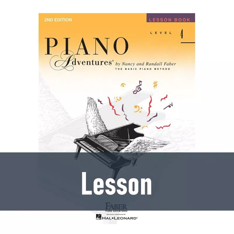 Piano Adventures - Lesson (Level 4)